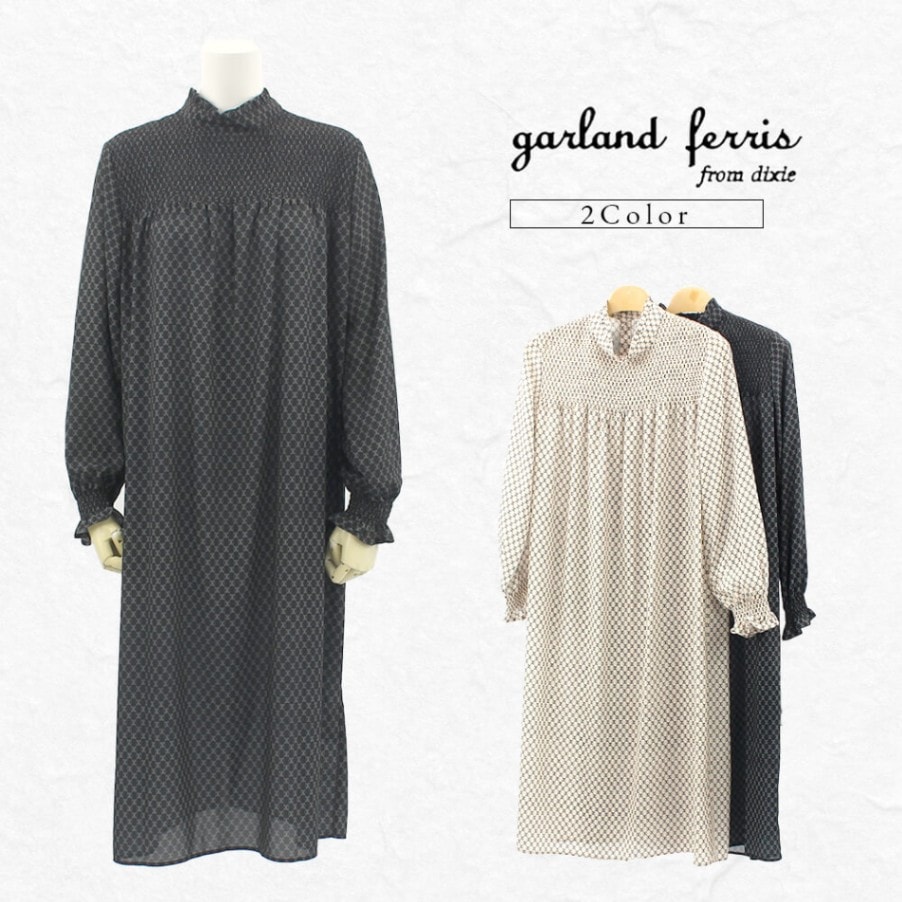 �ڥ����ȥ�åȥ����� 55��OFF�ۥ������ɥե��ꥹ garland ferris ���ԡ��� ��ǥ����� ������ ���� �ե쥢 ���㥶�� ���� Ĺµ µ���󥷥㥹 �����奢�� �ɥ�å��� �ե��ߥ˥� ���塼�� M������ 2025ǯ�ղ�