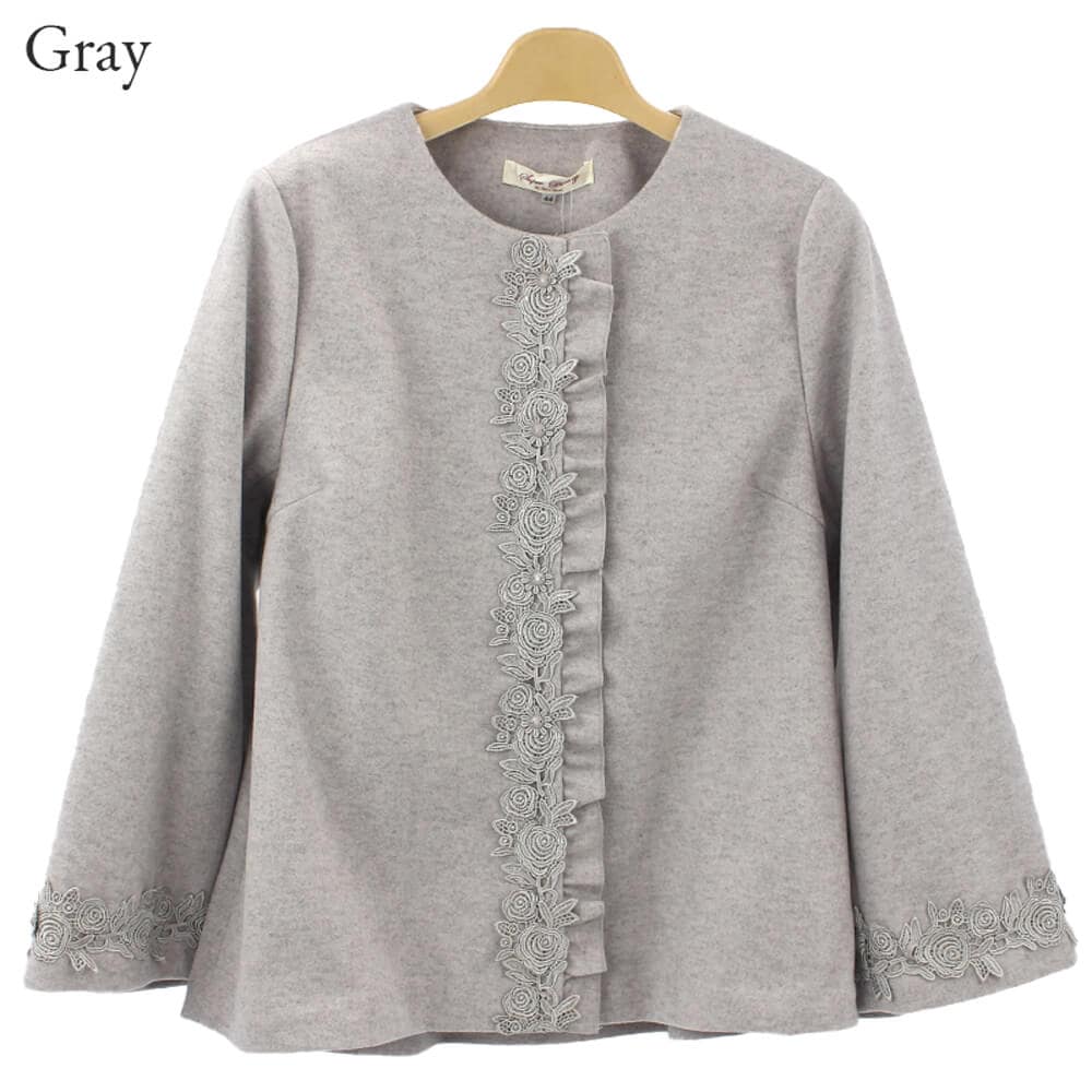 ♥新品未使用！Super Beauty テーラードフリルジャケット LA POMME petit ジャケット テーラードジャケット Princess Lace