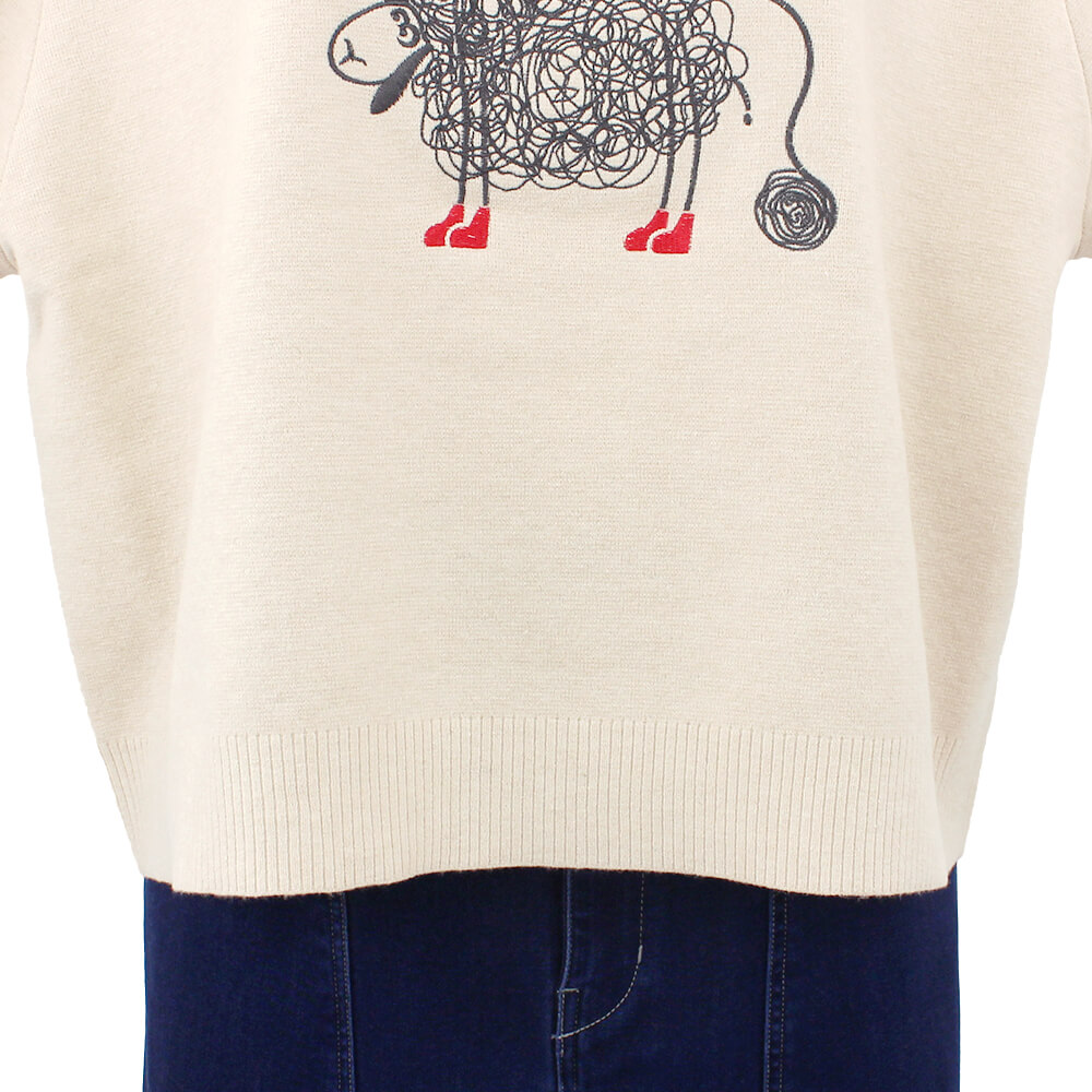 ����ʪ�ե����ʥ�SALE��50��OFF�ۥ��ȥꥨ���å��� ATELIER SIX �˥å� ��ǥ����� �С����� ����饯���� �ɽ� �� ưʪ�� Ĺµ ���롼�ͥå� �İ��� �ߥ��� ���гݤ� ��������ĥ��� 40�� 50�� F������ 2025ǯ����