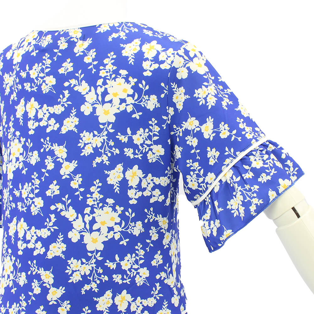 極美品✨ スーパービューティーチュニック大きいサイズ44 総花柄 ティアード 000000003980_XOie8av.jpg