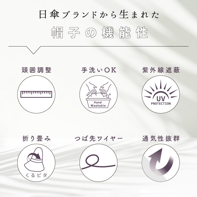 つば広ハット |  ワイヤー 商品画像