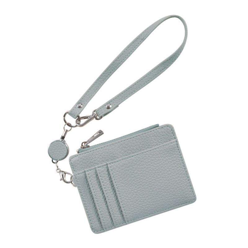 ADMJ ビジュー付きグレー カードケース 小銭入れ 小物入れ 78a6125c34f822d76424e622f71c84