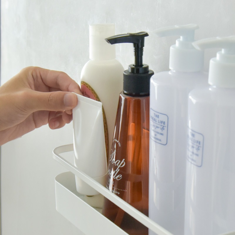 マグネットキッチン収納ラック スパイスラック 調味料ラック 冷蔵庫 お風呂 キッチンラック マグネット スパイスラック 耐荷重5kg マグネット収納