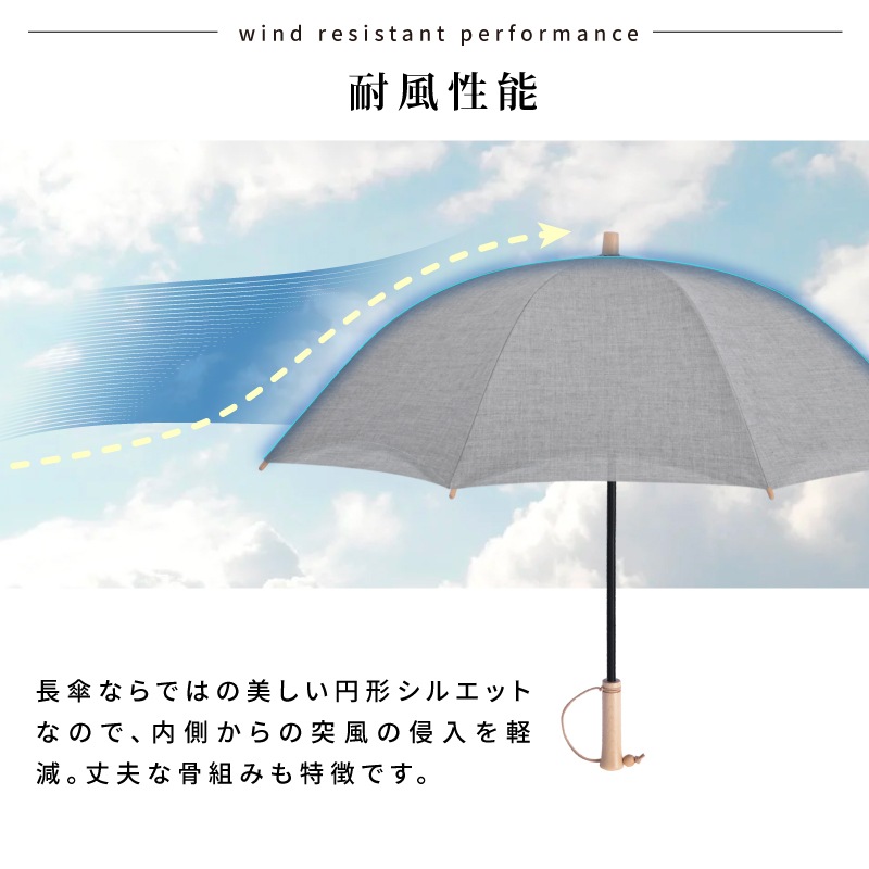 長傘 | ストライプ | 2層構造 商品画像
