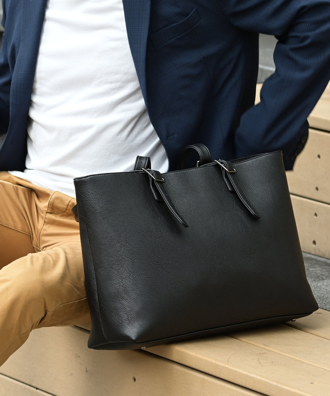 ダブルフェイスベルトハンドルトートバッグ | バッグ,トートバッグ