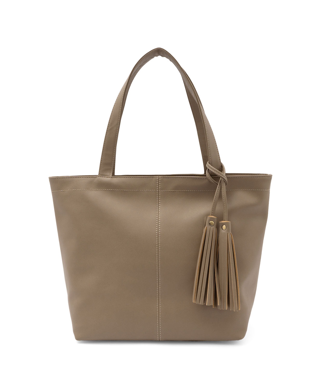 タッセル付きBIGトートバッグ | バッグ,トートバッグ,フェイクレザー
