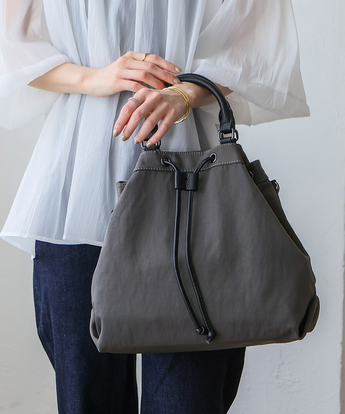 BIGトート　巾着　サコッシュ BIGトート 巾着 サコッシュ 巾着2wayトートバッグ | すべての