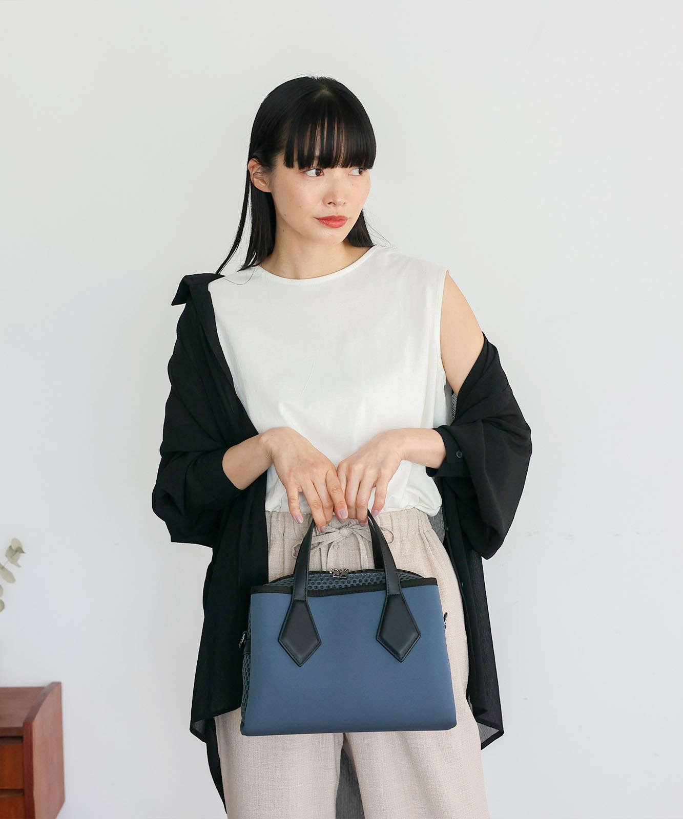 ヴィータフェリーチェ（VitaFelice）/ネオプレーン2wayスクエアミニバッグ【aroco/アロコ】 ネオプレーン2wayスクエアミニバッグ | バッグ,トートバッグ,その他