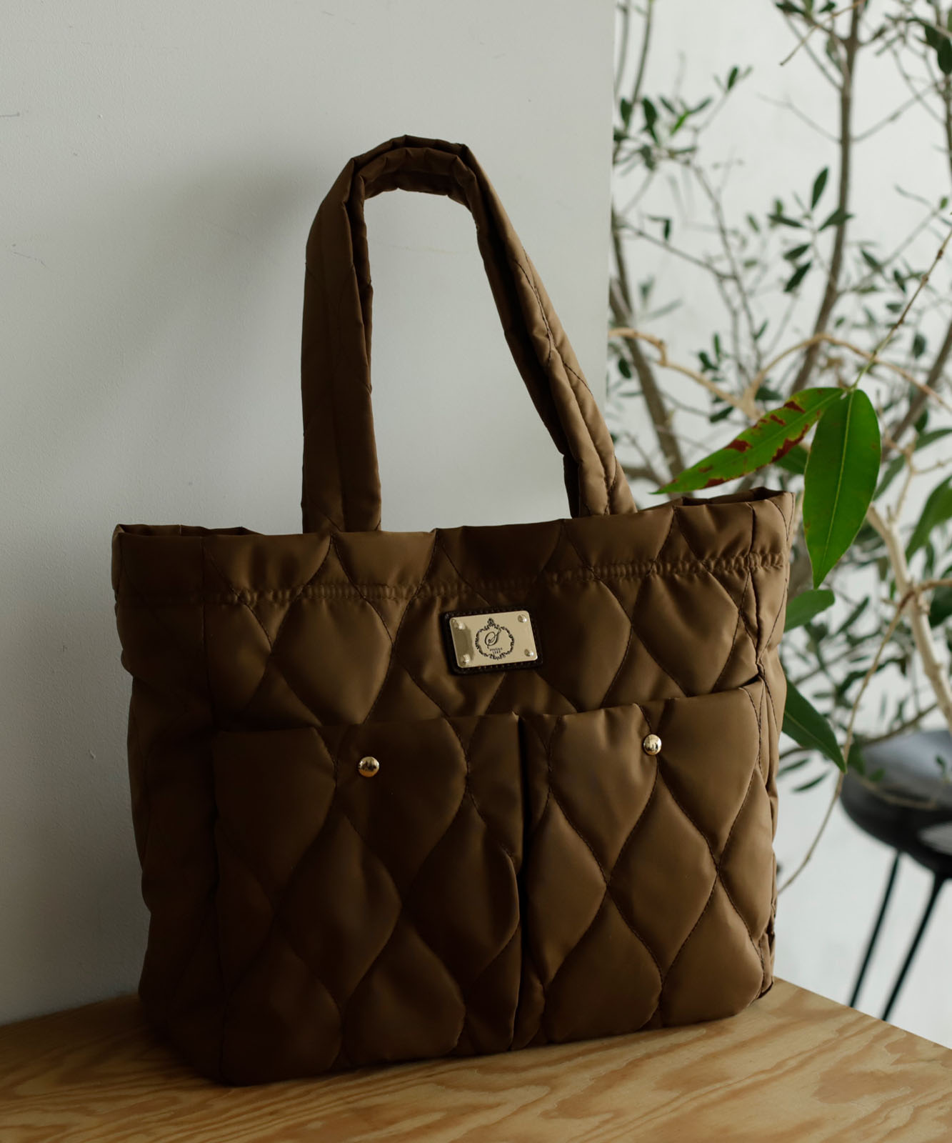 キルティングハンドバッグ 10ポケットキルティングトートバッグ | バッグ,トートバッグ,ナイロン