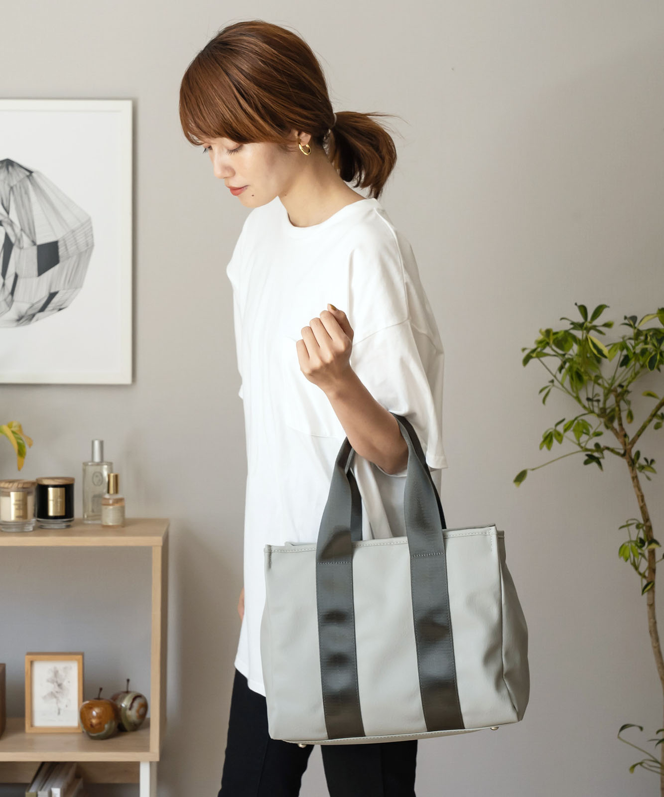仕切り収納2wayトートバッグ | バッグ,トートバッグ,フェイク