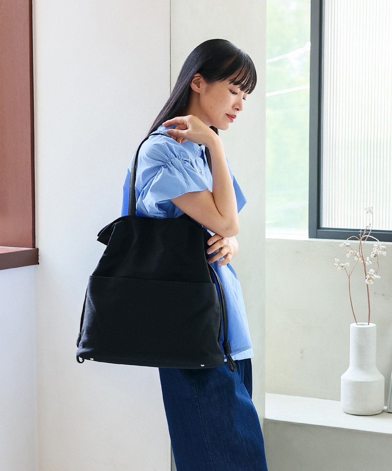 【専用】巾着トートバッグ ナイロン巾着トートバッグ | バッグ,トートバッグ,ナイロン