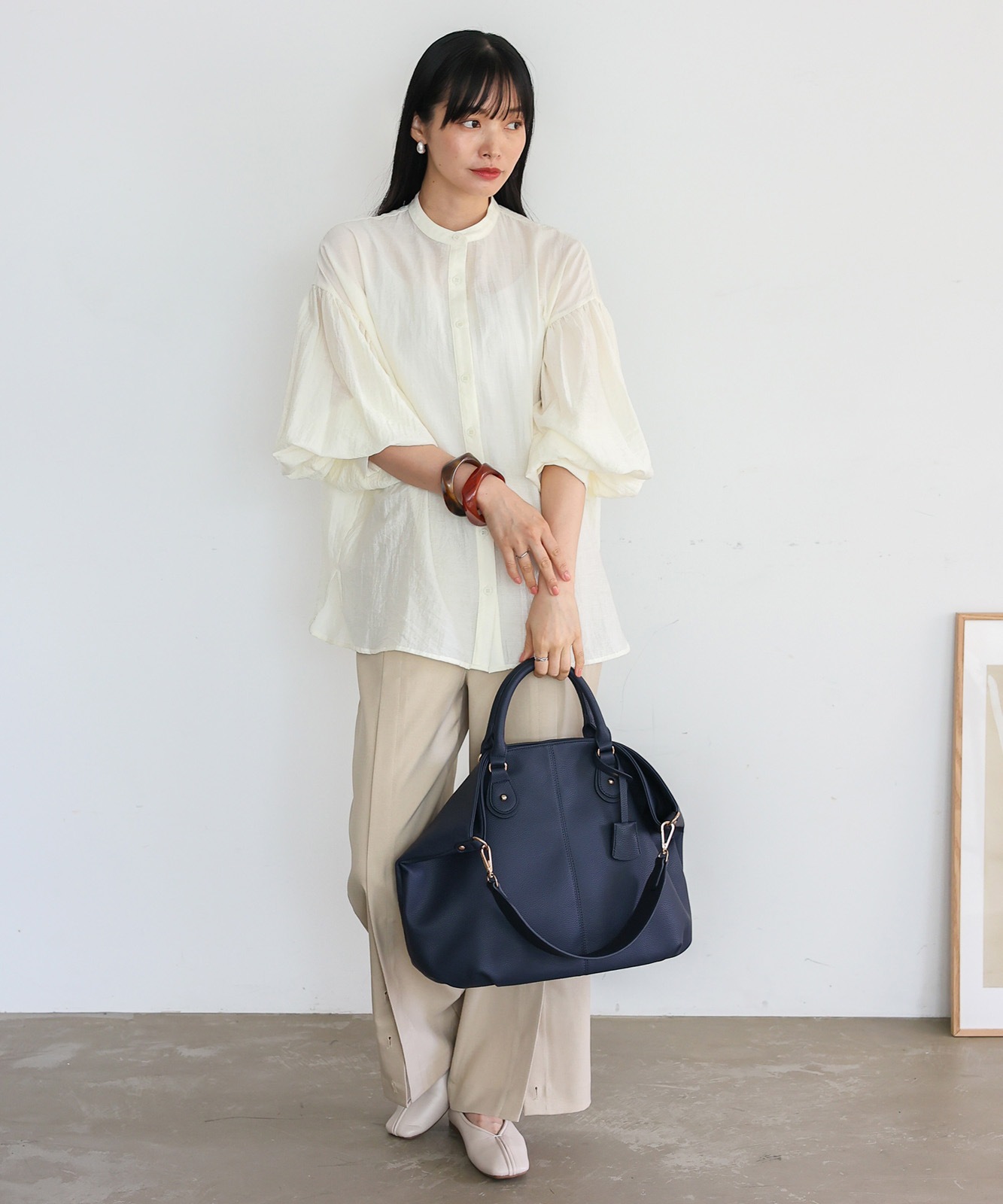 【BIG size】3way bag／beige 3WAY BIG SIZE BAG │ emmi（エミ）公式サイト