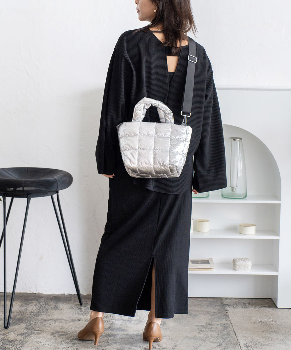 familiar キルティングトートバッグ　2点 日産オンラインショップ：NISSAN×ROOTOTE キルティングトートバッグ