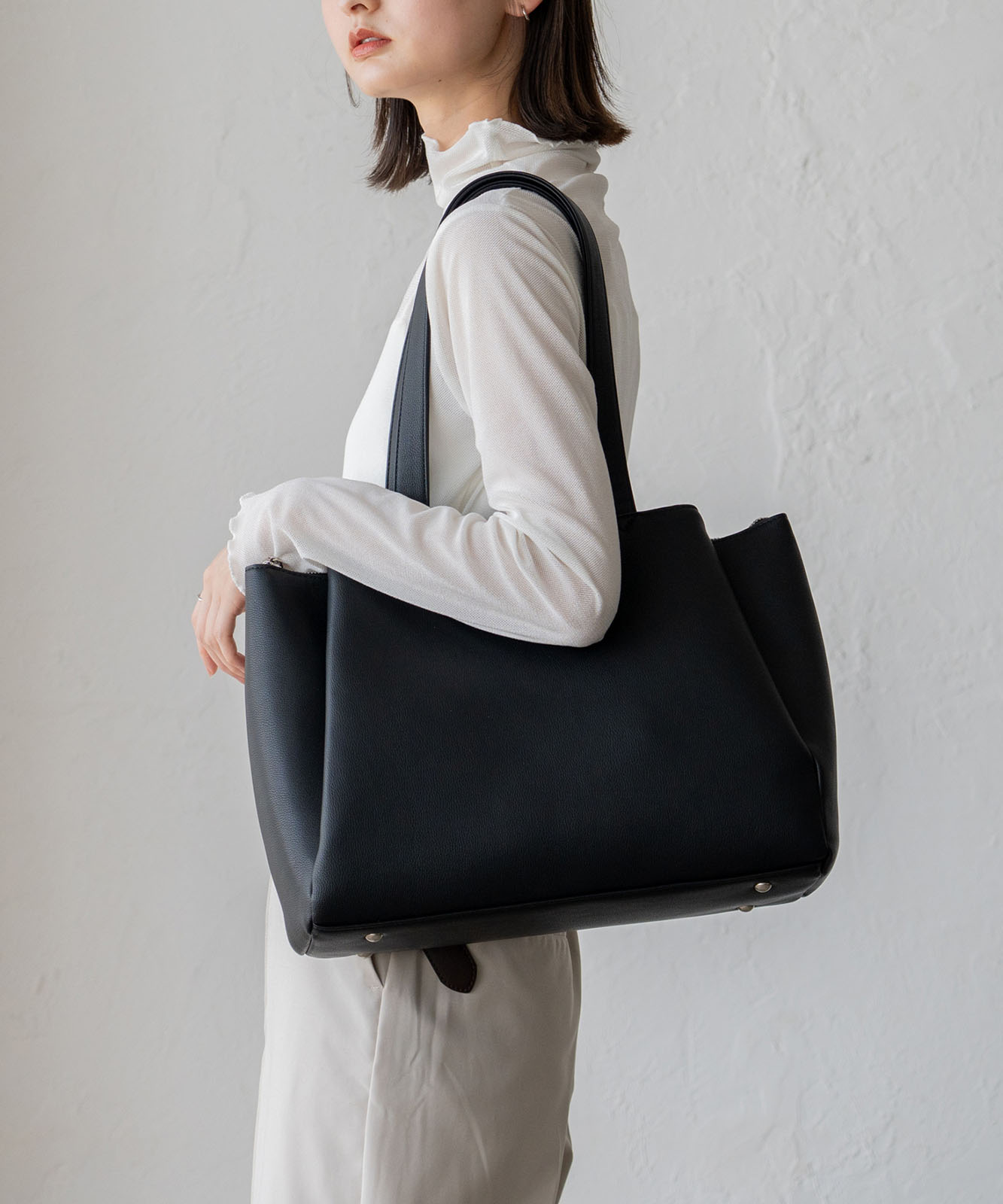 3ルームビッグトートバッグ | バッグ,トートバッグ,フェイク