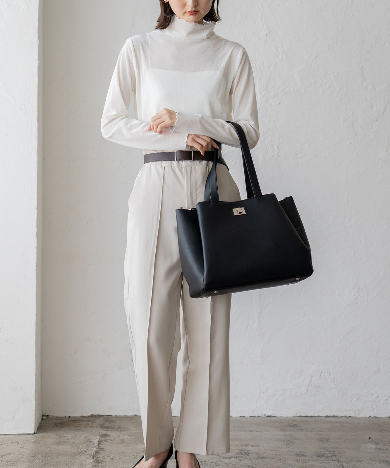 yukiemonハンドメイド　45㎝ファスナービッグトートバック　③ 3ルームビッグトートバッグ | バッグ,トートバッグ,フェイク