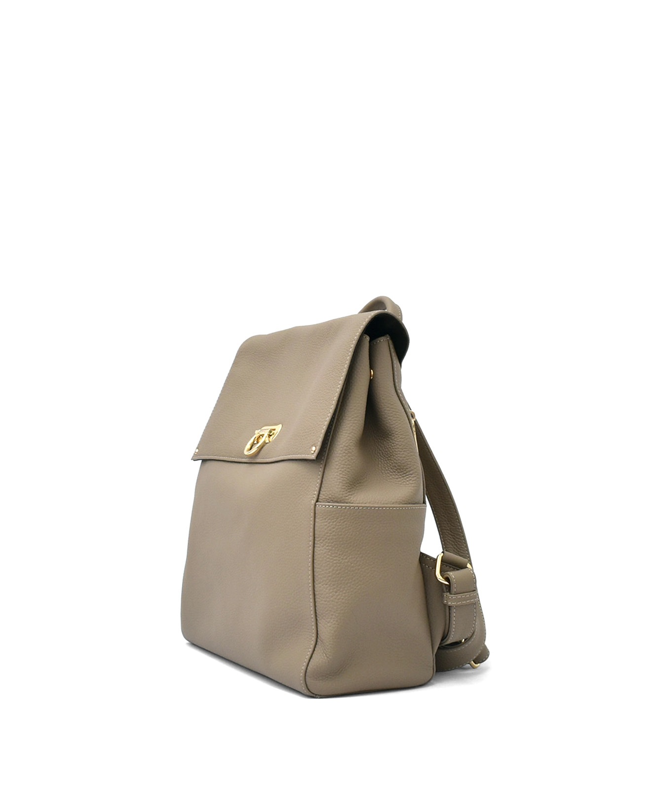 本牛革サイドポケットフラップリュック | バッグ,リュックサック