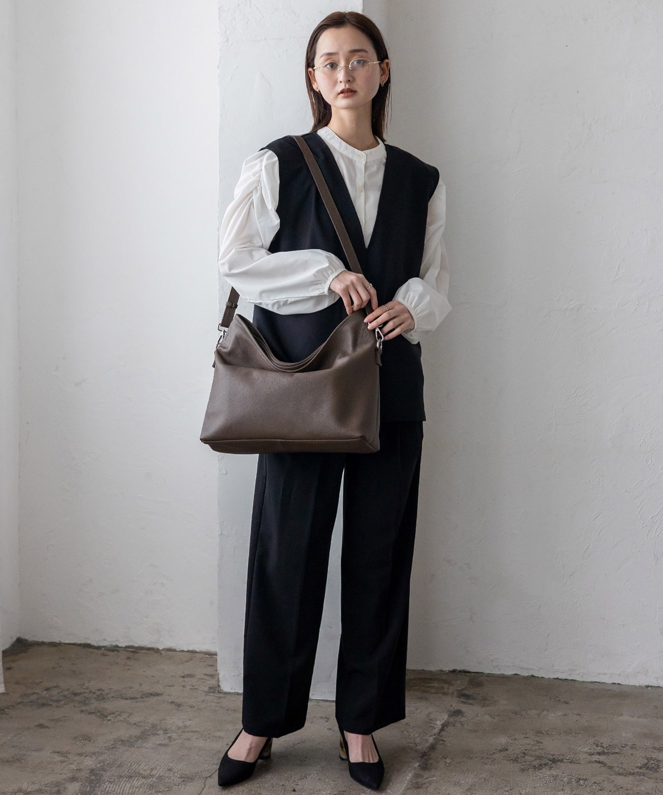 本革2wayスクエアトートバッグ | バッグ,トートバッグ,レザー・革