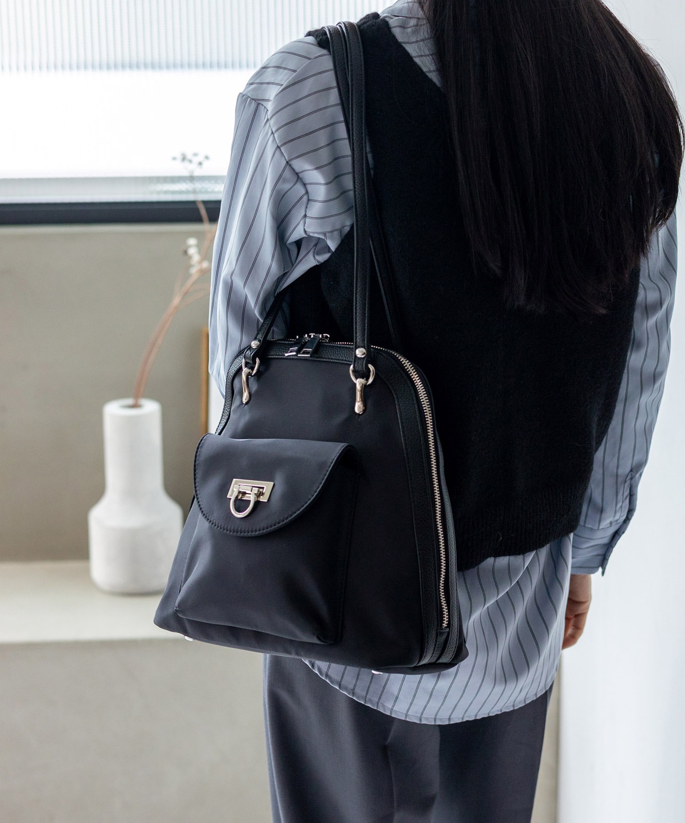 クロスショルダー2wayナイロンミニリュック | バッグ,リュックサック