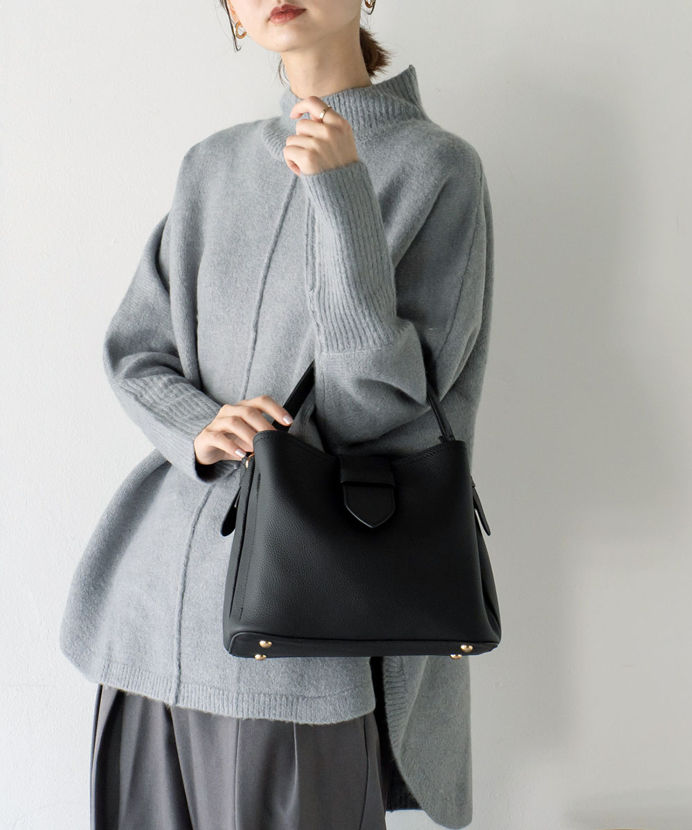 本革3ルーム2wayハンドバッグ | バッグ,トートバッグ,レザー・革