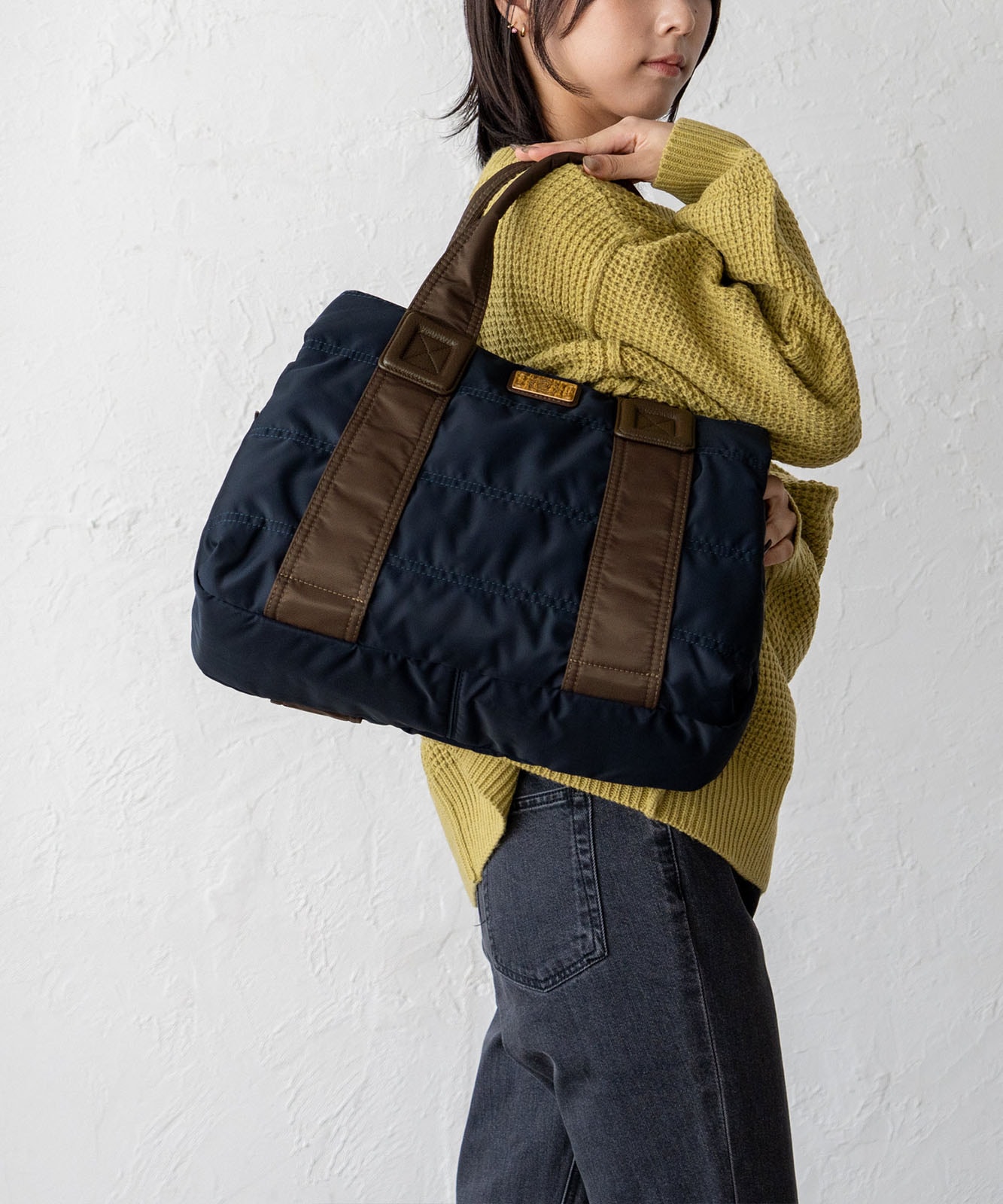トートバッグ Fallett NYLON RIBBON BAG 4UK035 florist トートバッグ 「2size展開」2WAY ミニリボンヌビトート