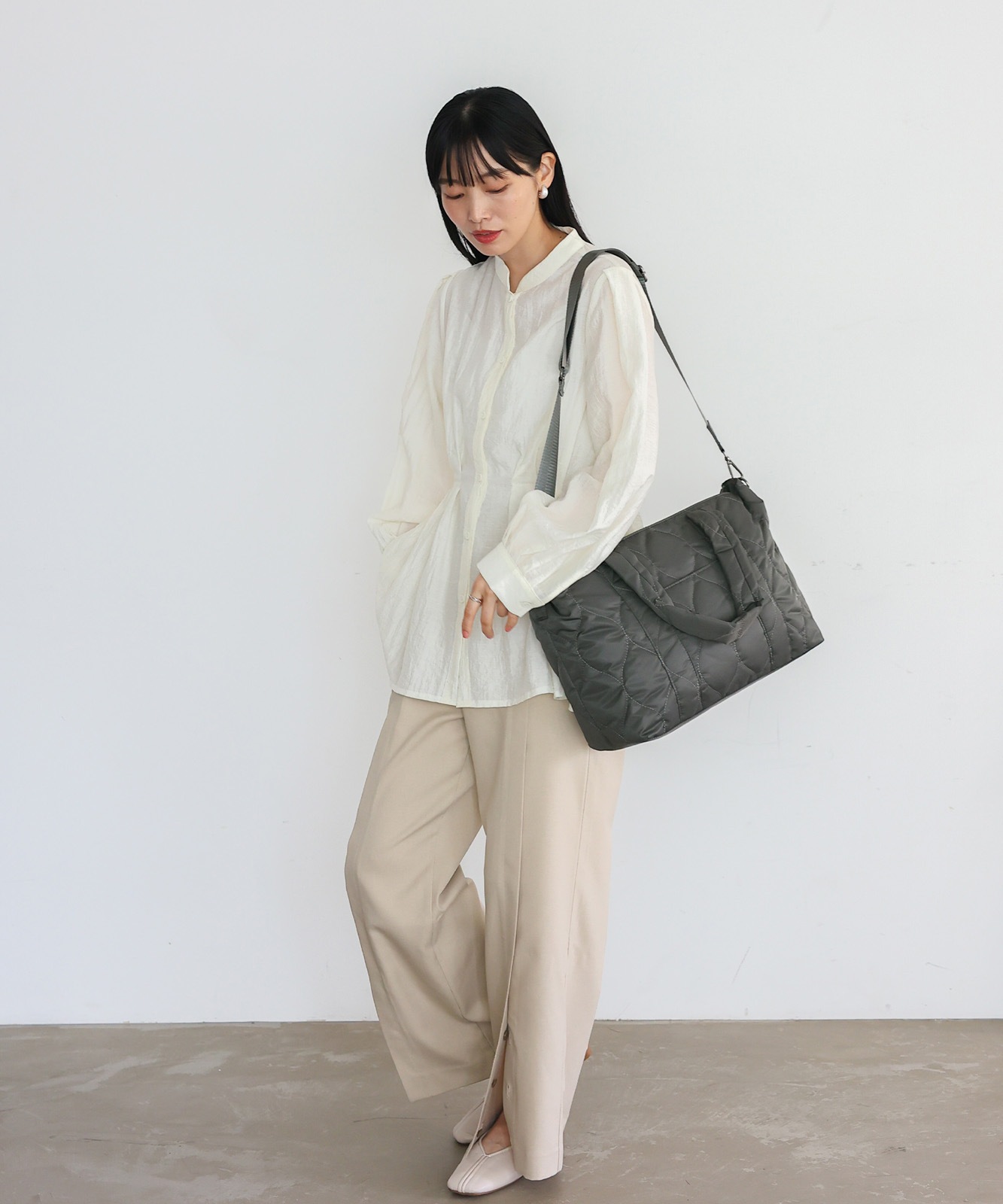 【美品】【送料無料】FORME キルティングトート大 VitaFelice sale キルティング トートバッグ レディース