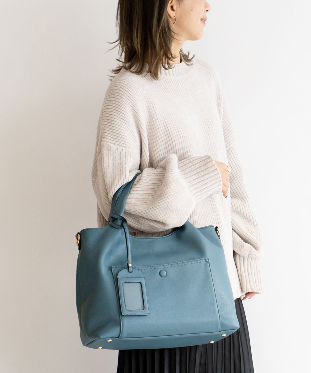 追跡有★Charles&Keith パスケース付 2WAY トートバッグ パスケース付き2wayトートバッグ | バッグ,トートバッグ