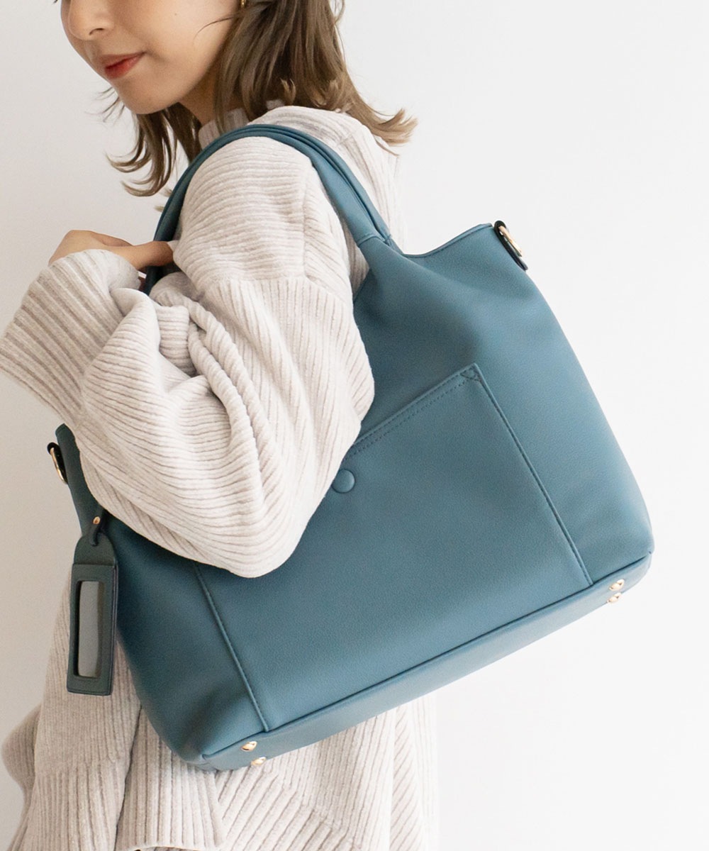 追跡有★Charles&Keith パスケース付 2WAY トートバッグ パスケース付き2wayトートバッグ | バッグ,トートバッグ