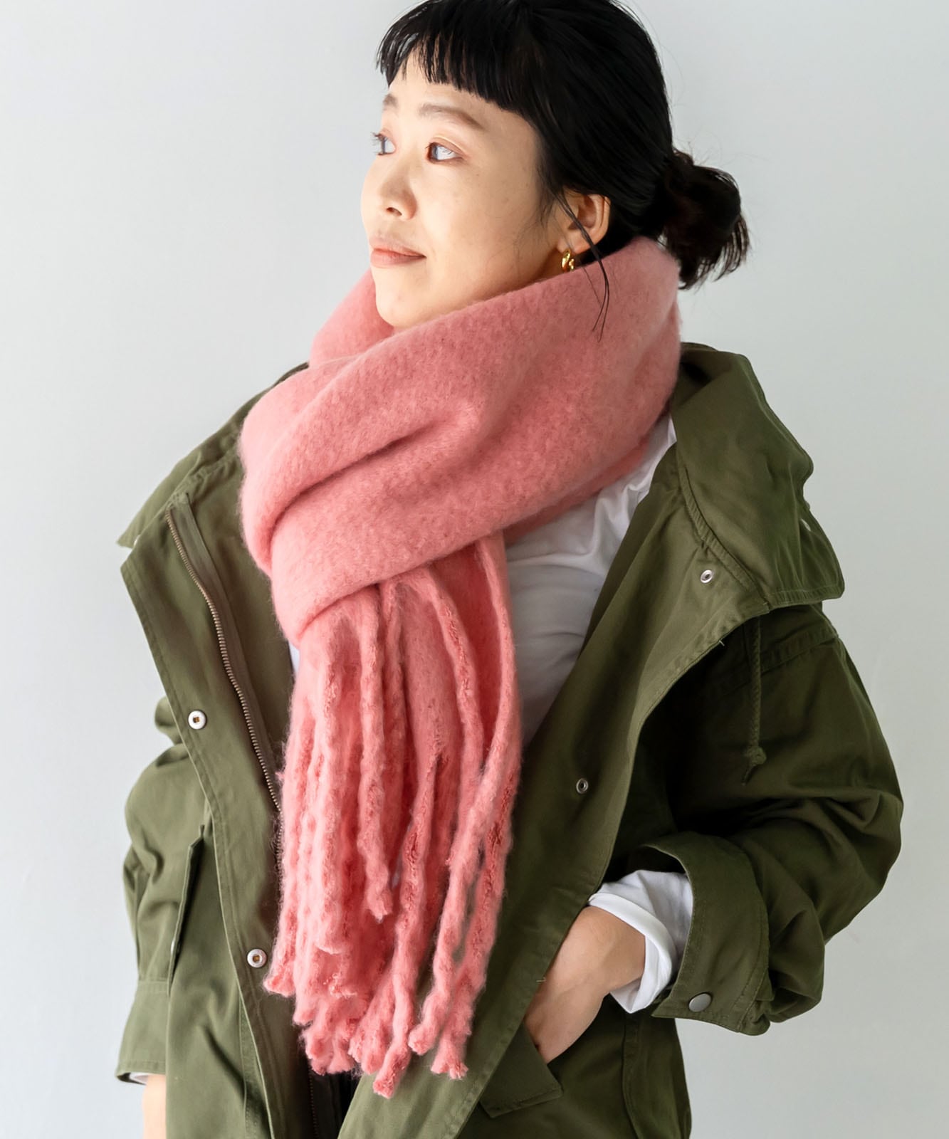 新品未使用】FUMIKA UCHIDA フミカウチダモヘアウールストール