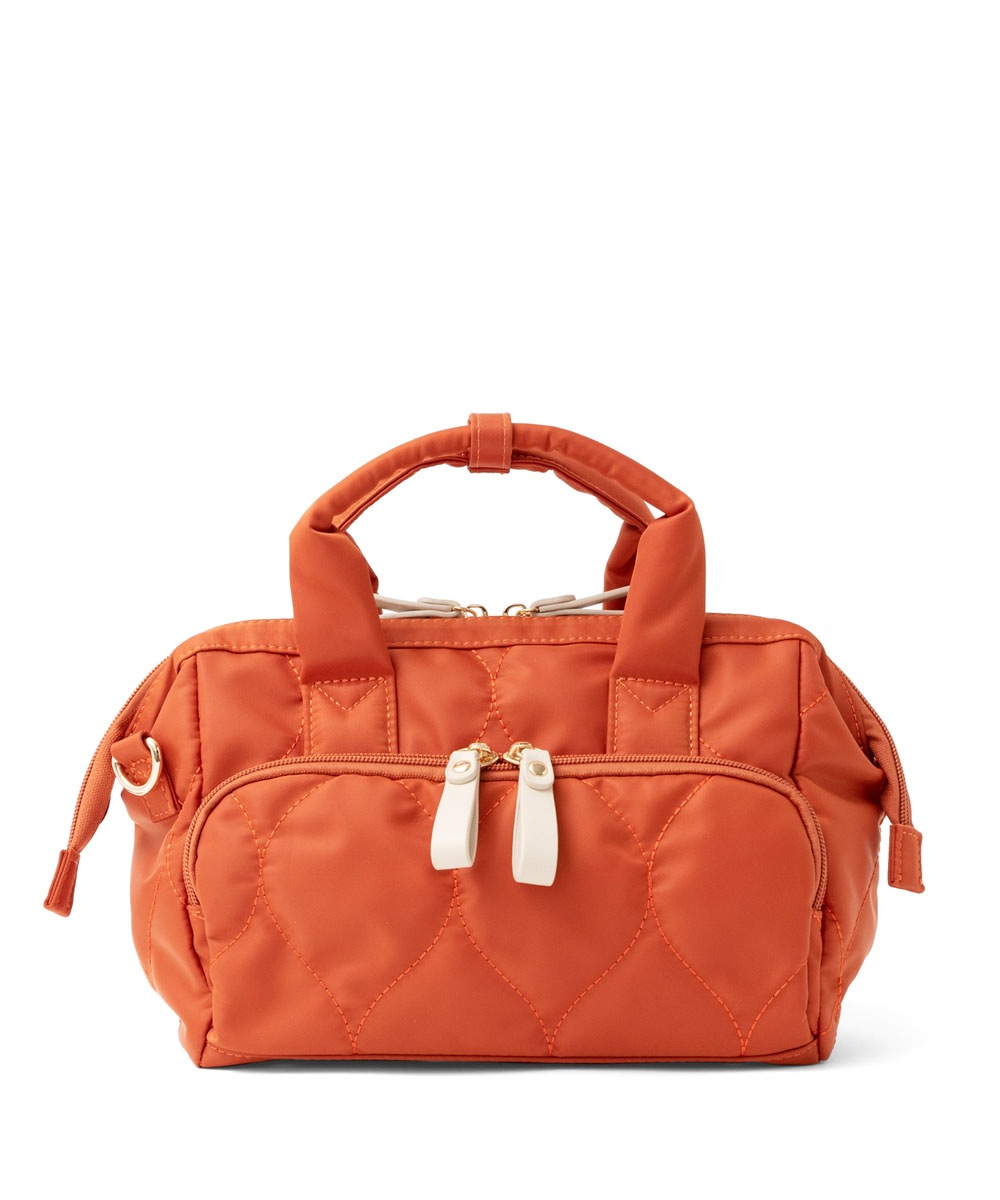 ☆ハンドメイド☆ ミニチュア 2wayキルティングバッグS レッド ドール