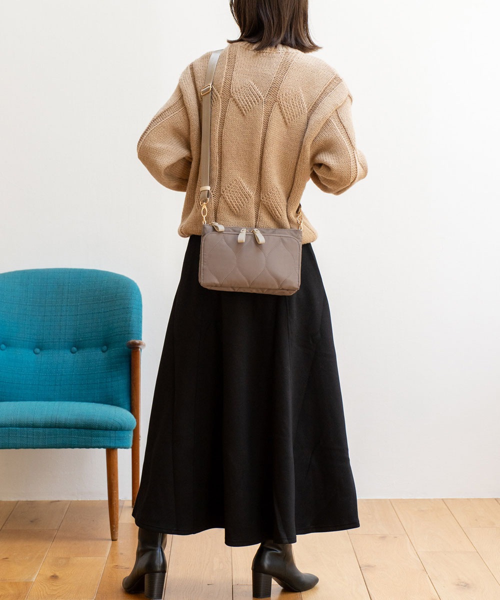 キルティングナイロンショルダーバッグ | バッグ,ショルダーバッグ