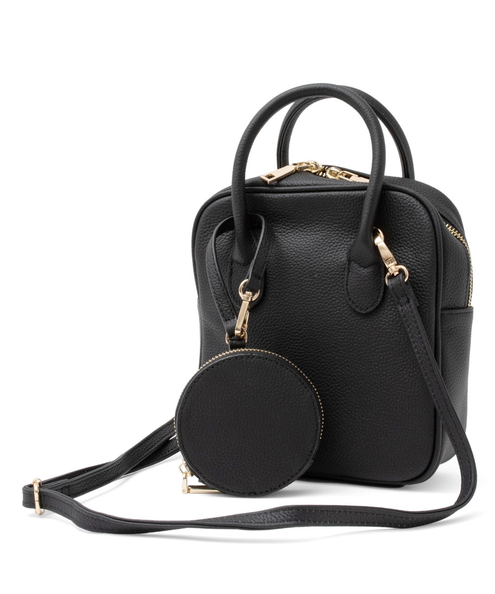 ☆日本未上陸*ALDO*新作*MINIバッグチャーム2WAYバッグ/BLACK☆ 本革2wayスクエアミニバッグ | バッグ,ショルダーバッグ,レザー
