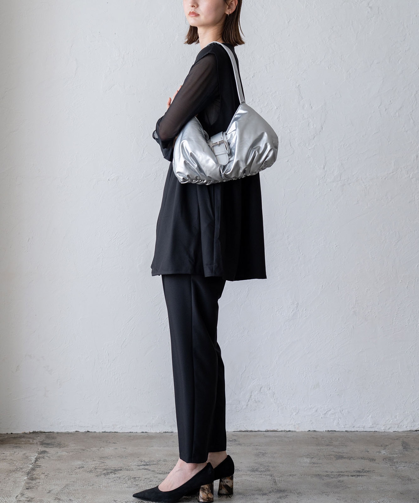 もっちりワンハンドルショルダーバッグ | バッグ,ショルダーバッグ