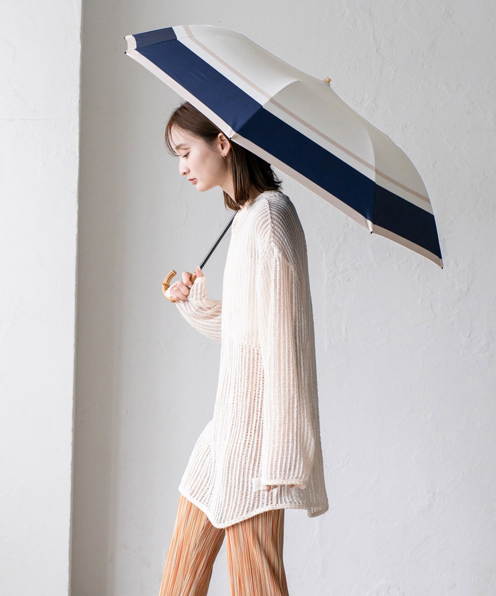 2段折りショート傘（晴雨兼用/親骨55cm） | 雑貨・小物