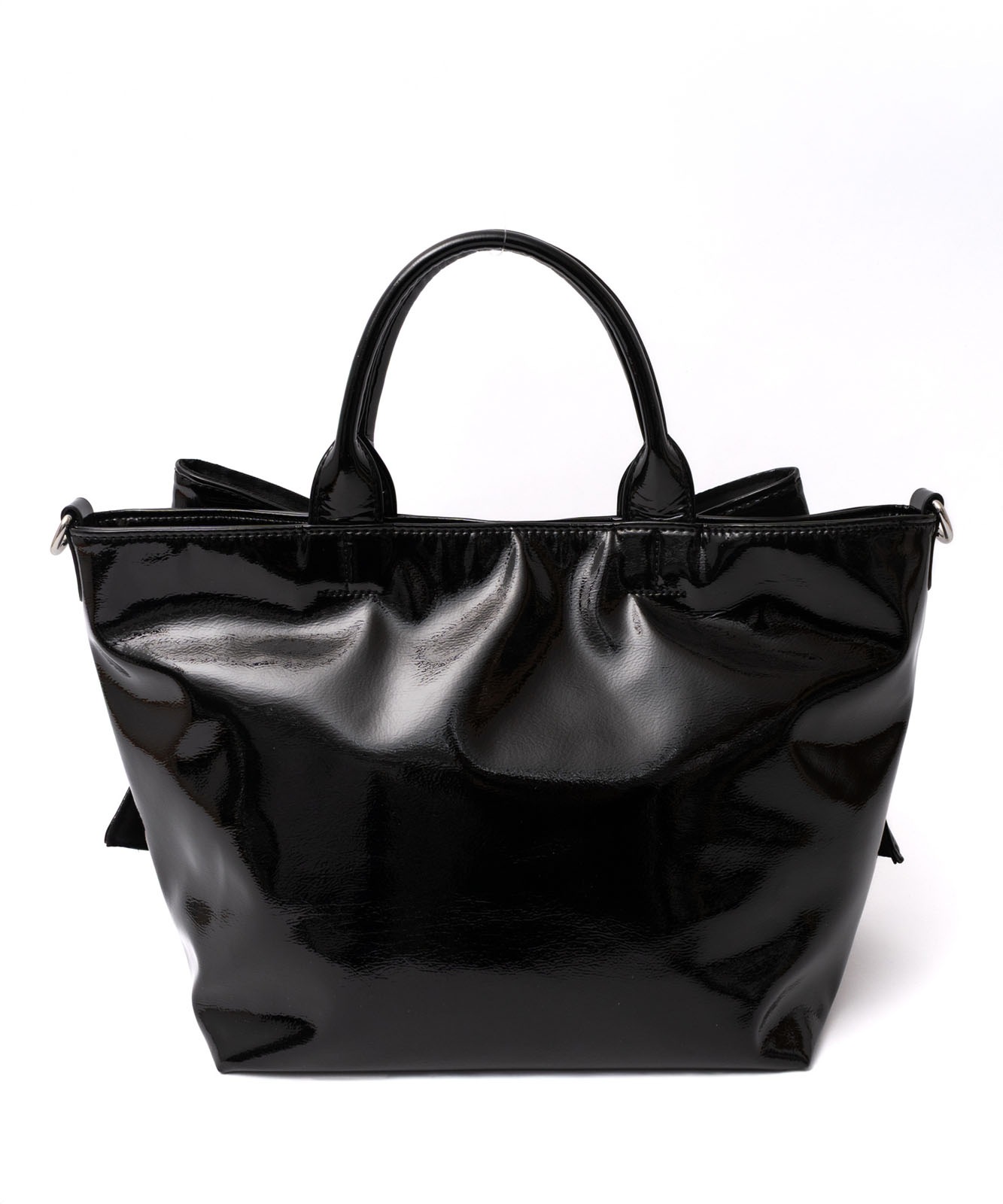 エナメル2wayリボントートバッグ | バッグ,トートバッグ,フェイク