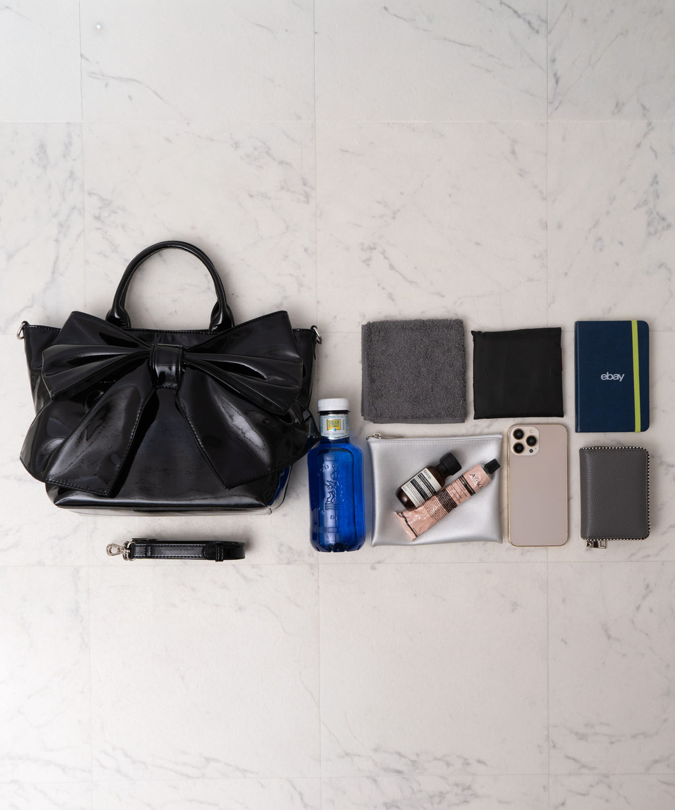 エナメル2wayリボントートバッグ | バッグ,トートバッグ,フェイク