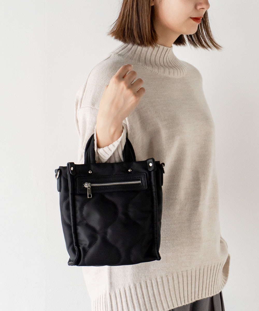 ADANOLA Quilted Tote キルティング ナイロン トート 2色 関送無 大人気☆ADANOLA Quilted Tote キルティング ナイロン トート