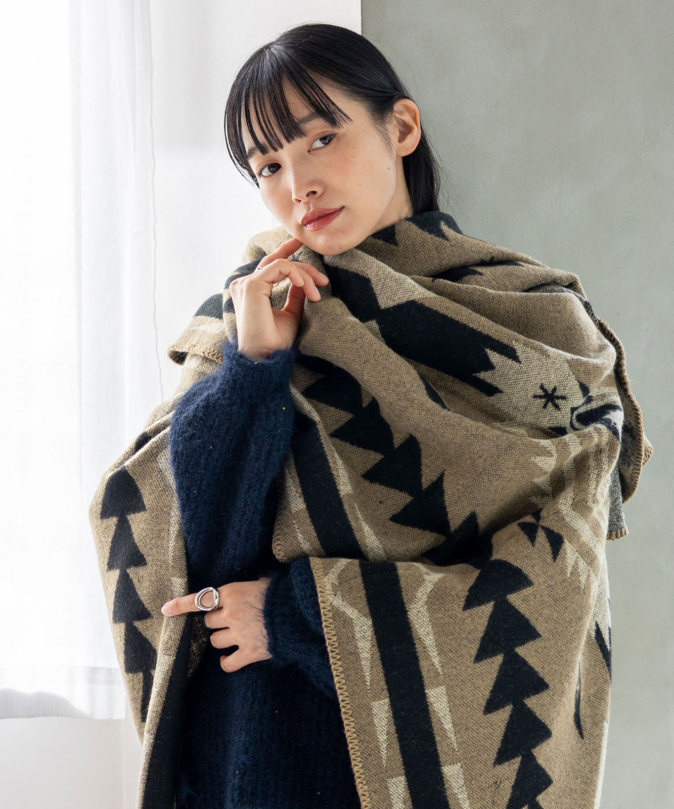 ブランケット風ポンチョ | 雑貨・小物,ファッション雑貨 | VitaFelice