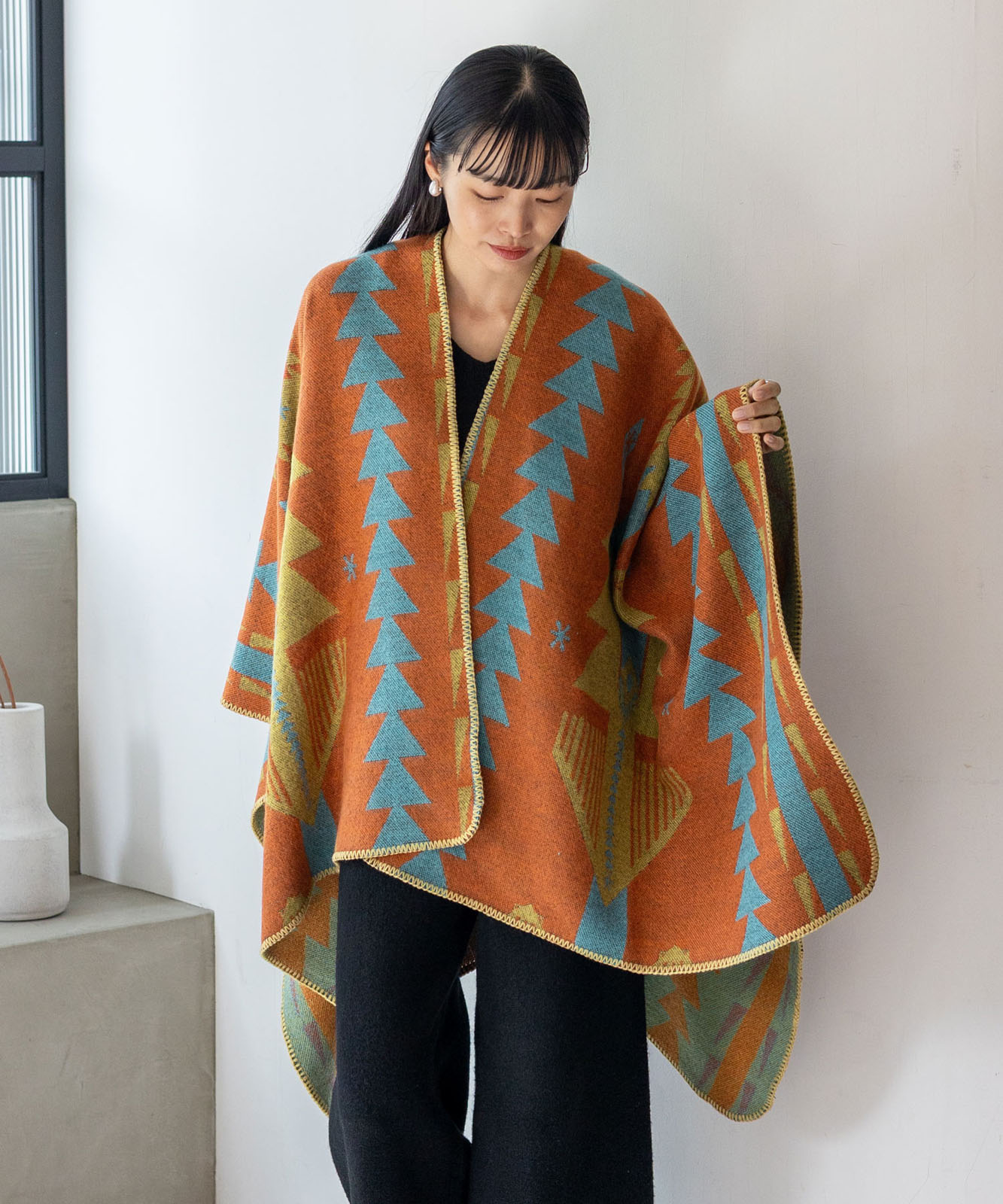 ブランケット風ポンチョ | 雑貨・小物,ファッション雑貨 | VitaFelice