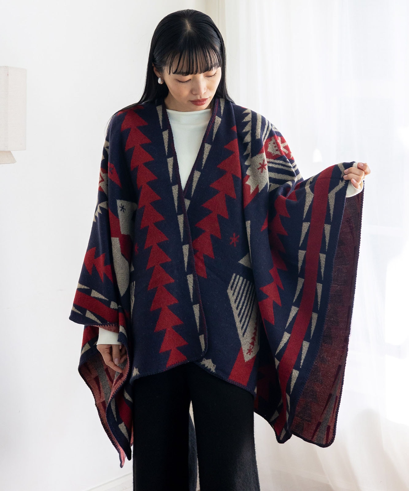 ブランケット風ポンチョ | 雑貨・小物,ファッション雑貨 | VitaFelice