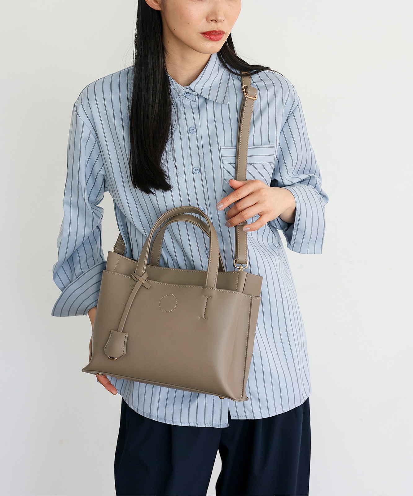 本革2wayスクエアトートバッグ | バッグ,トートバッグ,レザー