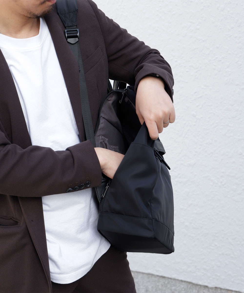 【CAMPER】Montes リュック ブラックナイロンレザーハンドル 15L Amazon.co.jp: [Takusan Shopping] レディース リュック