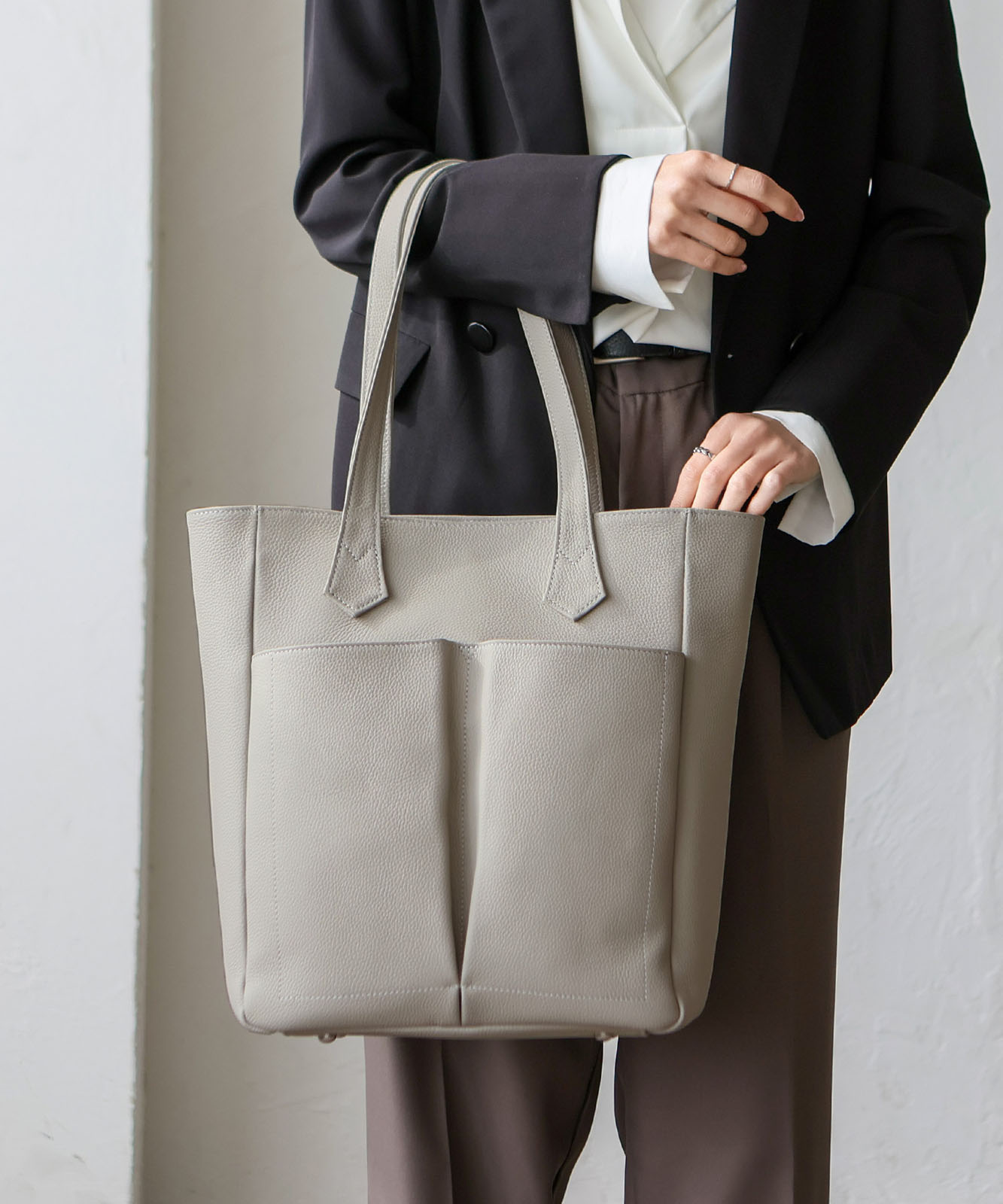 廃盤品ブロンプトン用帆布本革トートバッグ フロントバスケット