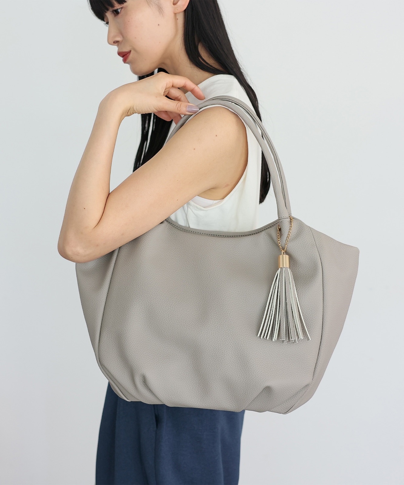 【美品✨️】 LUDLOW バルーン チュール かごバッグ グレー 美品✨️】 LUDLOW バルーン チュール かごバッグ グレー - メルカリ