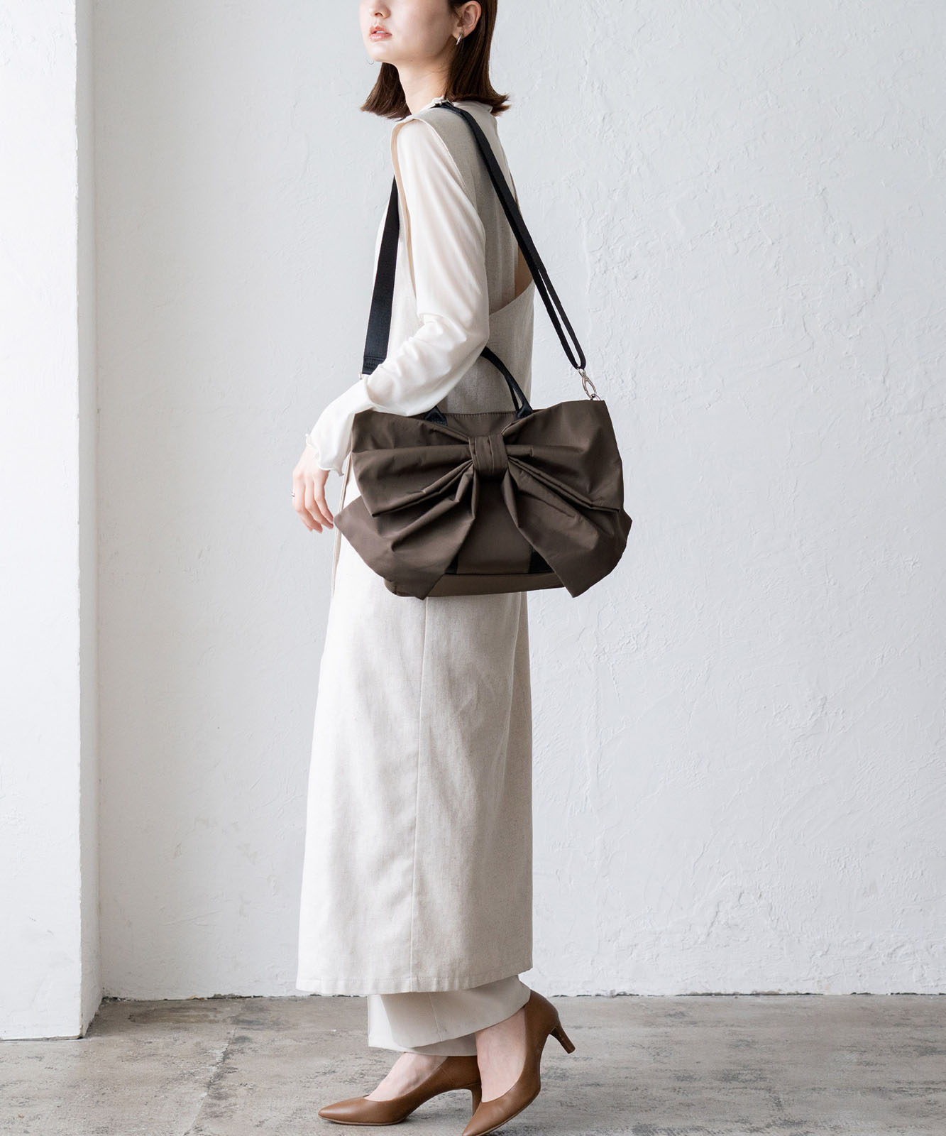 ナイロン2wayリボントートバッグ | バッグ,トートバッグ,ナイロン