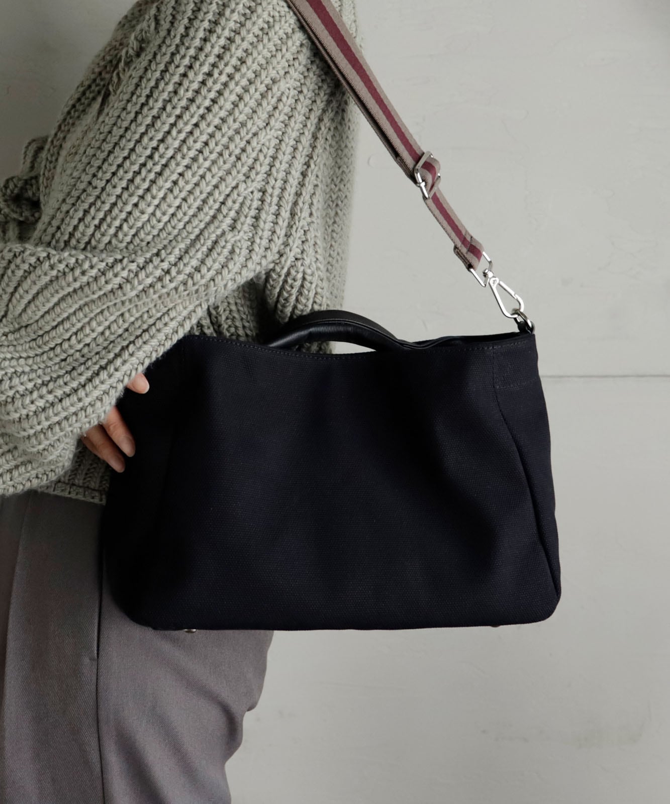 BROMPTON用　キャンバスと本革のマルチトートバッグ　未使用 BROMPTON用キャンバスと本革のマルチトートバッグ未使用