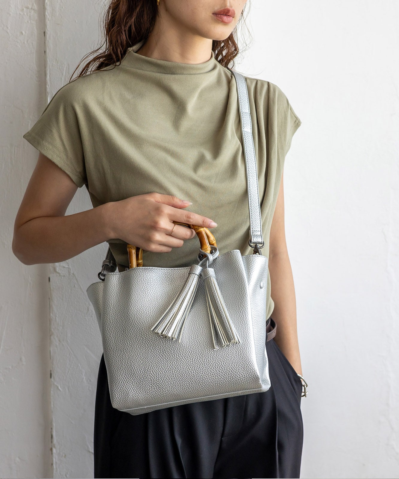 バンブーハンドル2wayミニバッグ | すべての商品 | VitaFelice