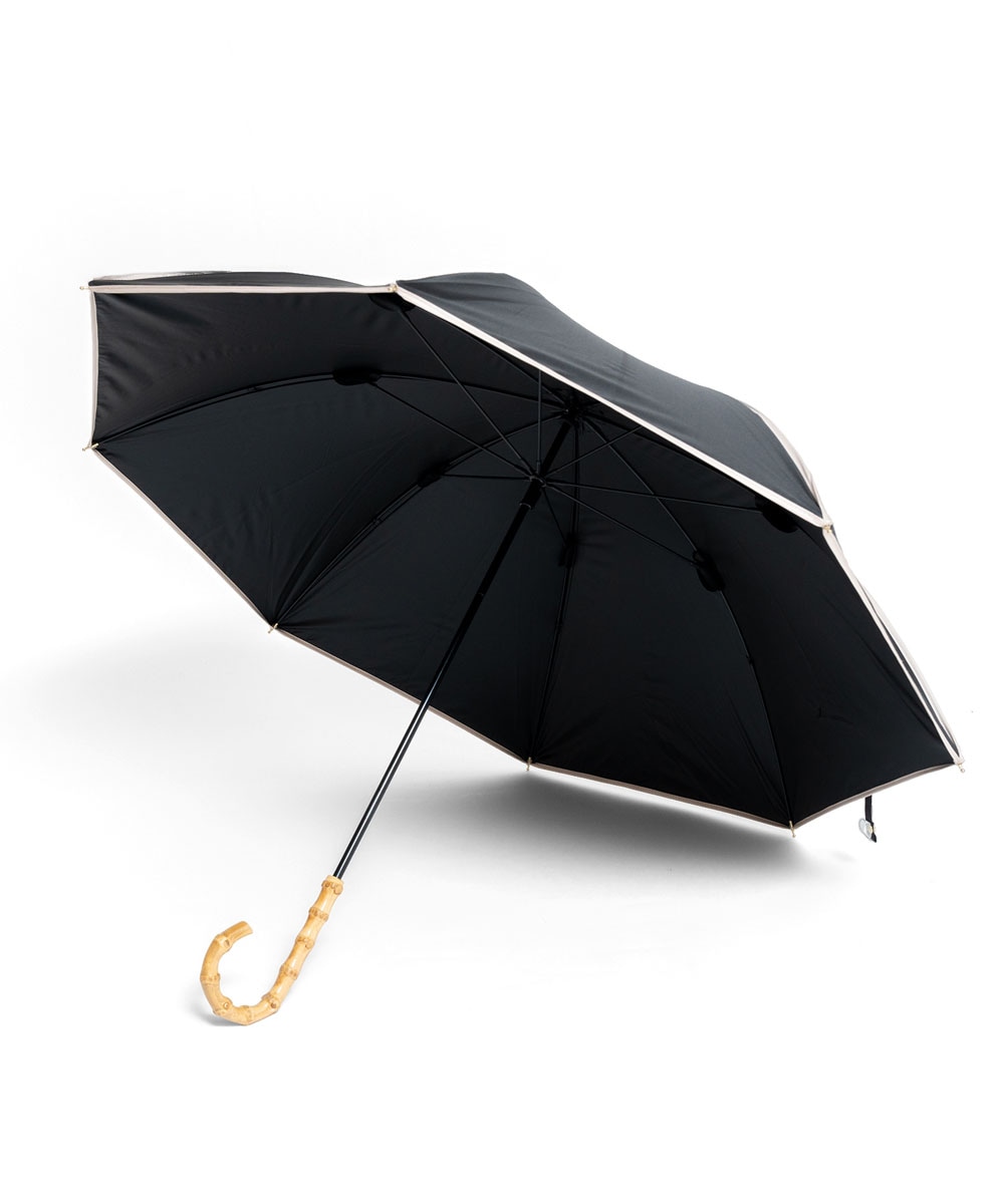 新発売の 完全遮光】晴雨兼用パイピング竹ハンドル長傘 | 雑貨・小物 水・ミネラルウォーター