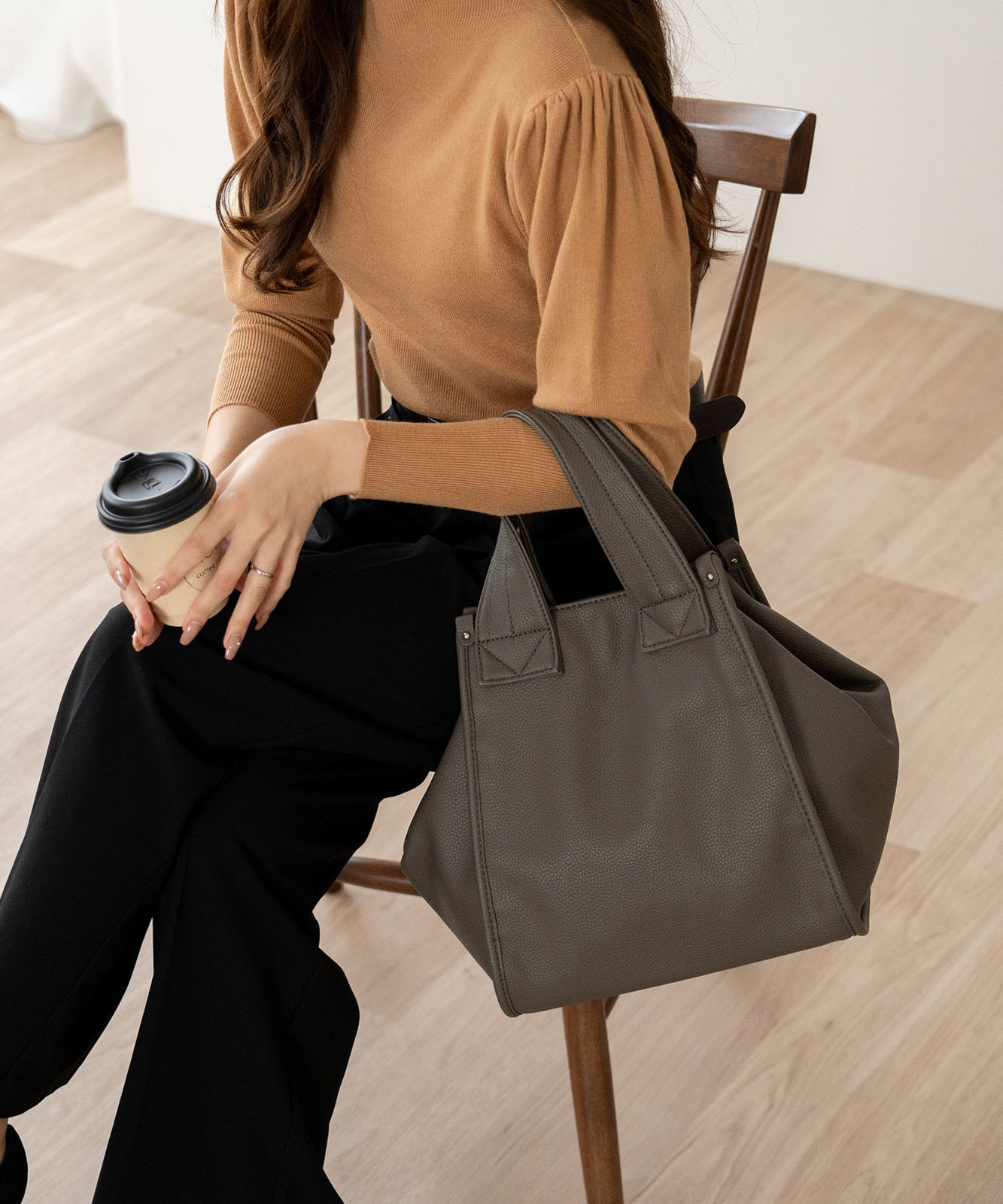 スクエア3wayトートバッグ | バッグ,トートバッグ,フェイクレザー・合