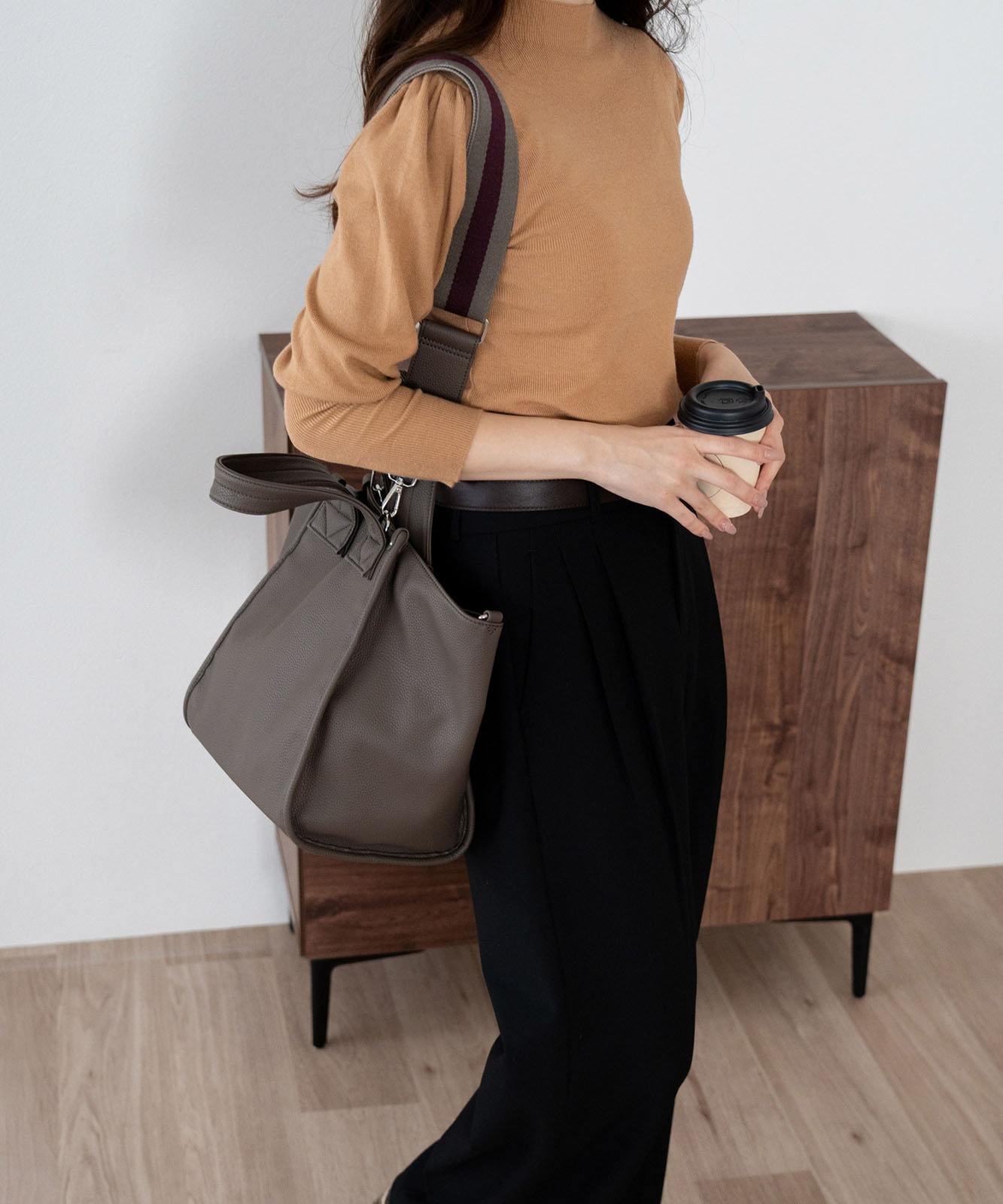 スクエア3wayトートバッグ | バッグ,トートバッグ,フェイクレザー・合