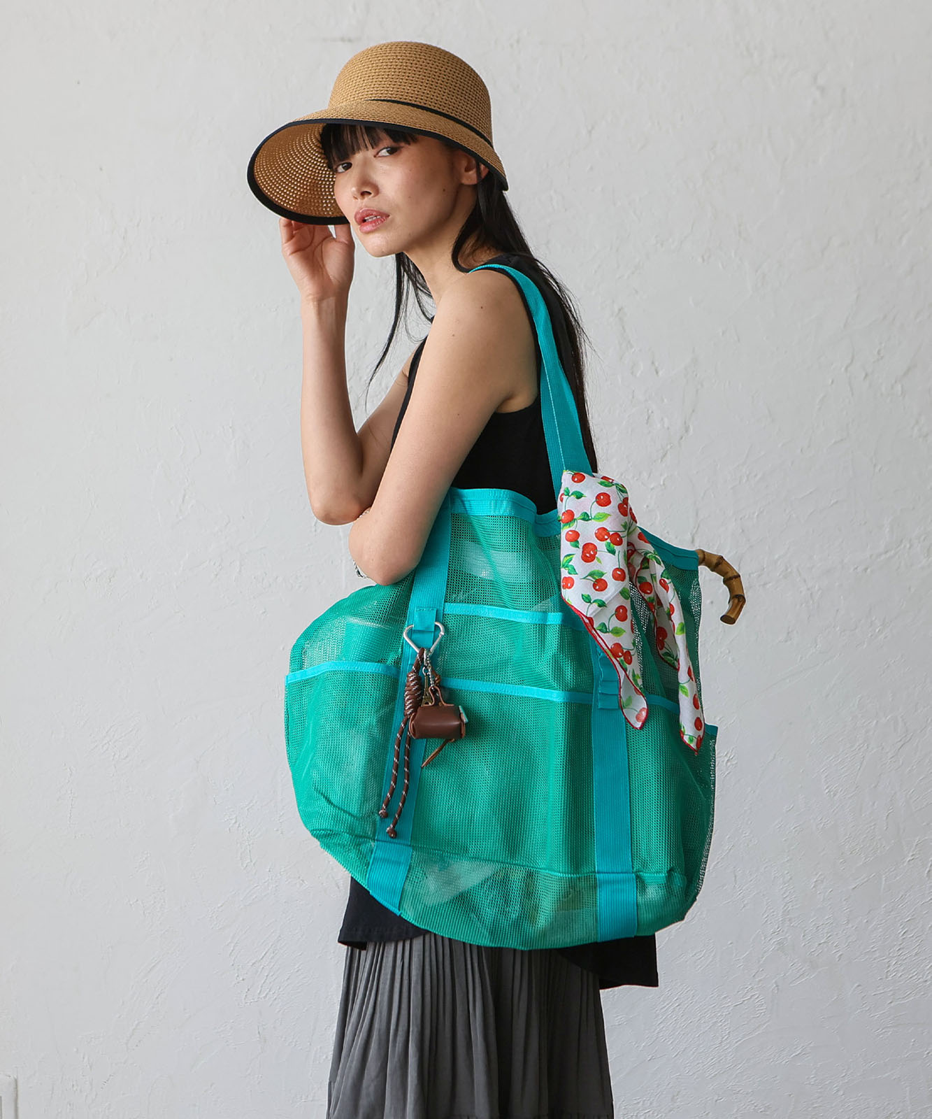 8ポケットメッシュシースルートートバッグ | バッグ,トートバッグ